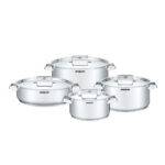 ⁦طقم أواني طهي ستانلس ستيل من ارشيا الالمانية 8 قطع⁩ - الصورة ⁦3⁩