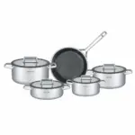 طقم قدور 9 قطع ستانلس ستيل غير قابل للالتصاق