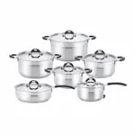 طقم أواني طهي أرشيا – 12 قطعة – صناعة ألمانية