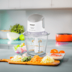 ⁦فرامة لحم من أرشيا - تيتانيوم أبيض - قوة 500 واط -وعاء زجاجي⁩ - الصورة ⁦4⁩