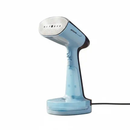 مكواة بخار محمولة باللون الأزرق – مثالية للسفر