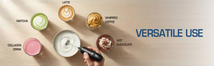 ⁦جهاز خفق الحليب قابل لاعادة الشحن⁩ - الصورة ⁦4⁩