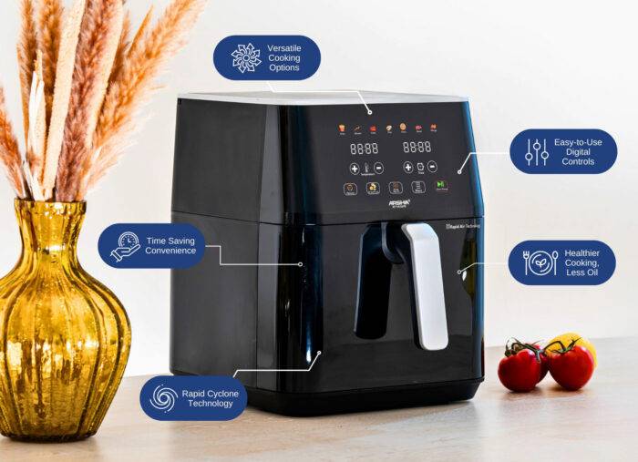 ⁦مقلاة هوائية ديجيتال من أرشيا⁩ - الصورة ⁦4⁩