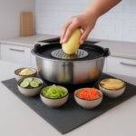 ⁦طقم اوعية خلط مع قطاعات للسلطة⁩ - الصورة ⁦8⁩