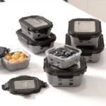 ⁦طقم حافظات تخزين زجاج فاخر 7 قطع⁩ - الصورة ⁦4⁩