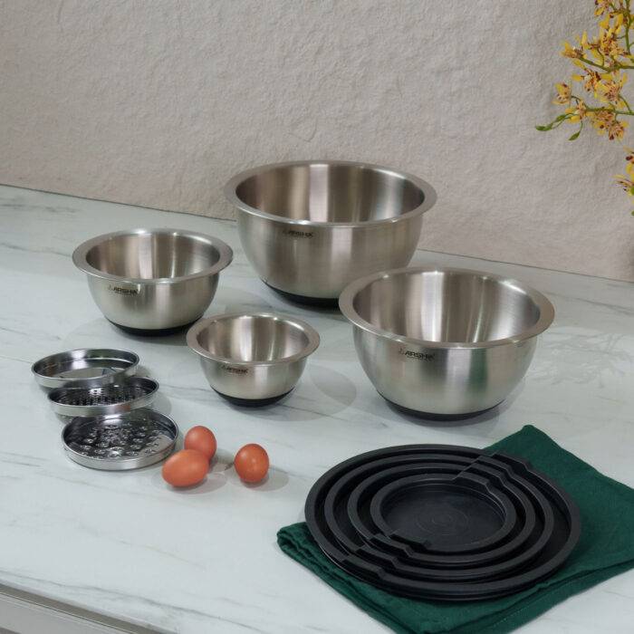 ⁦طقم اوعية خلط مع قطاعات للسلطة⁩ - الصورة ⁦3⁩