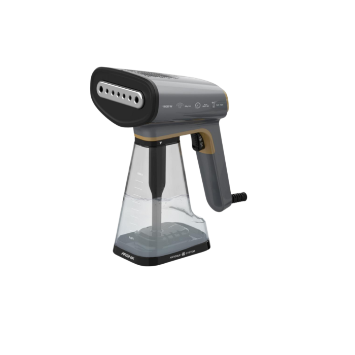 ⁦مكواة بخار يدوية من ارشيا الالمانية 1600 واط - لون أسود⁩ - الصورة ⁦3⁩