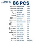 ⁦طقم ادوات طاولة الطعام الفاخرمن ارشيا الالمانية - 86⁩ - الصورة ⁦10⁩