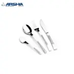 ⁦طقم أدوات مائدة ارشيا من الفولاذ المقاوم للصدأ، 50 ق، فضي⁩ - الصورة ⁦3⁩