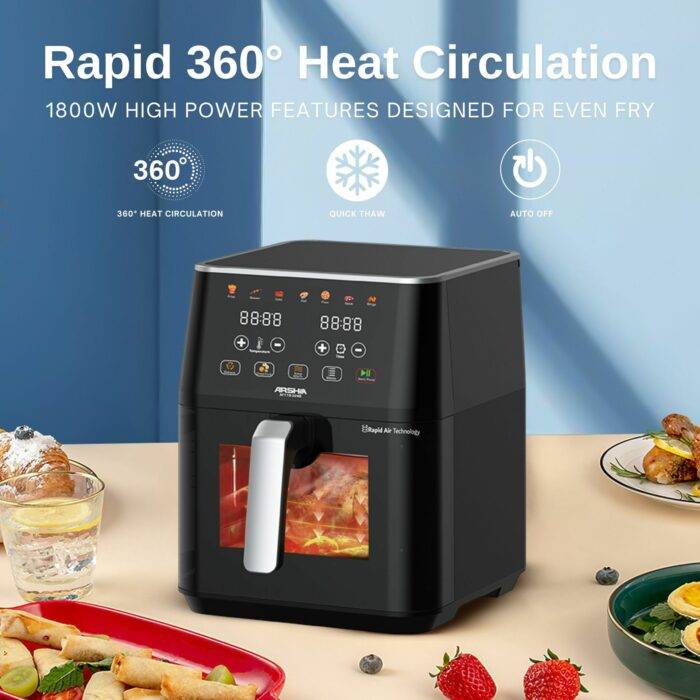 ⁦مقلاة هوائية ديجيتال من أرشيا - سعة 9 لتر⁩ - الصورة ⁦5⁩