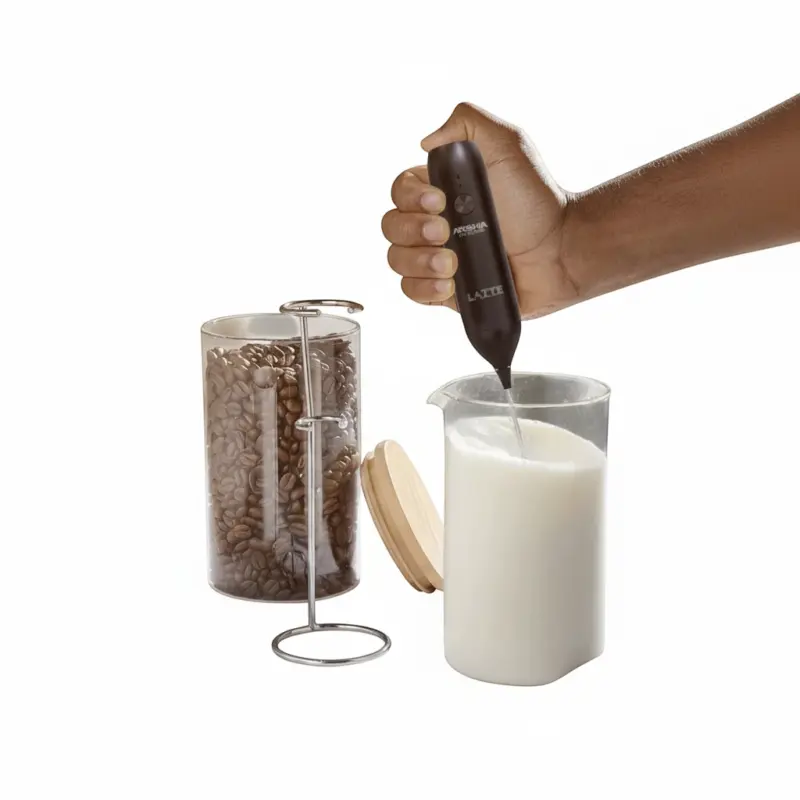 جهاز خفق الحليب قابل لاعادة الشحن