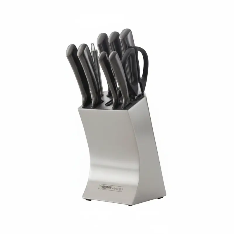 مجموعة سكاكين ارشيا من فولاذ التيتانيوم، 10 قطع