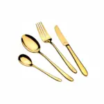 طقم أدوات مائدة فاخر من مجموعة ارشيا الالمانية ذهبي