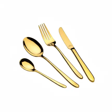 طقم أدوات مائدة فاخر من مجموعة ارشيا الالمانية ذهبي