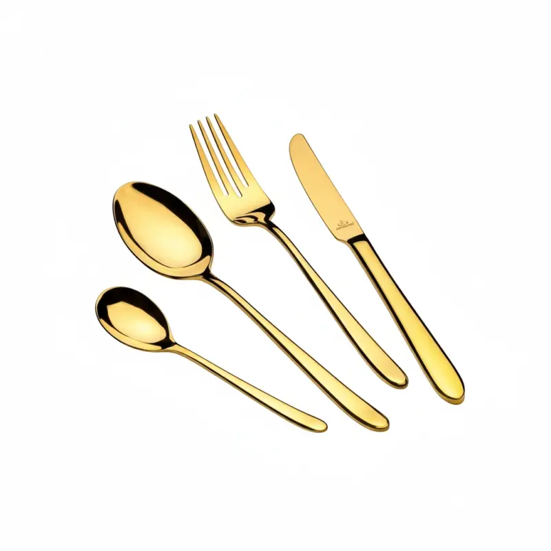 طقم أدوات مائدة فاخر من مجموعة ارشيا الالمانية ذهبي