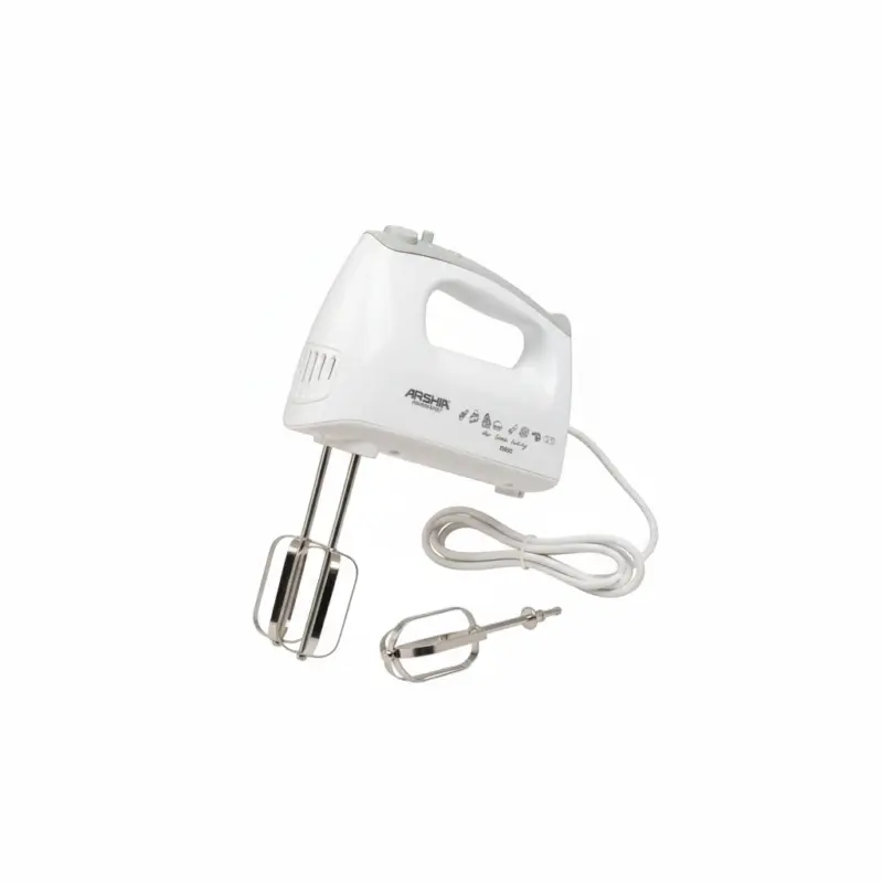 مضرب كيك كهربائي أبيض – خفيف وسهل الاستخدام