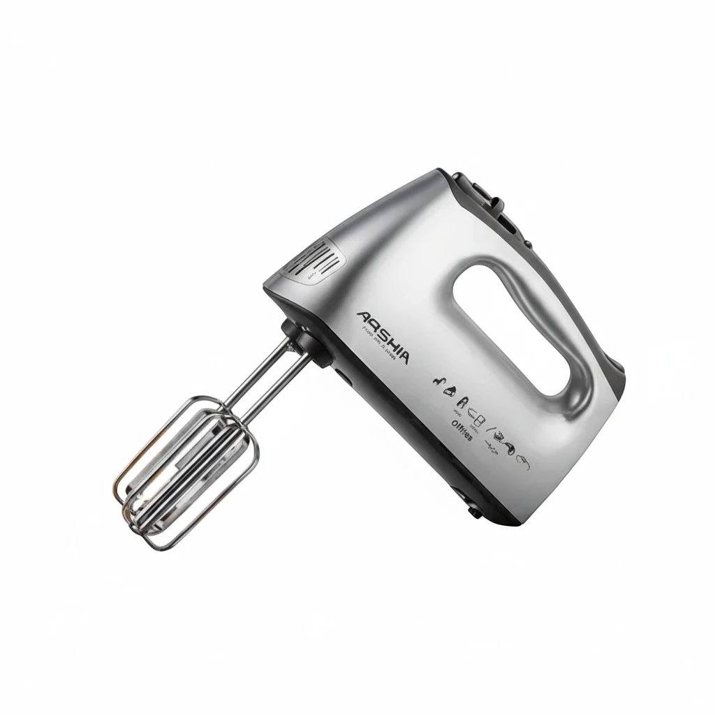 مضرب كيك كهربائي من أرشيا – لون كروم أنيق مضرب كيك كهربائي من أرشيا – لون كروم أنيق