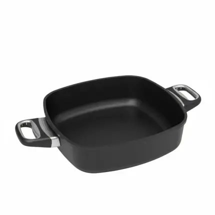 صينية تيتانيوم مربعة 28×28×9 سم