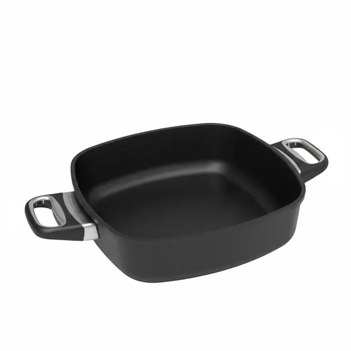 صينية تيتانيوم مربعة 28×28 سم – ارتفاع 9 سم