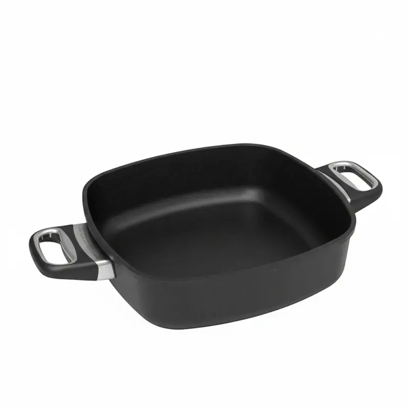 صينية تيتانيوم مربعة 28×28 سم – ارتفاع 9 سم