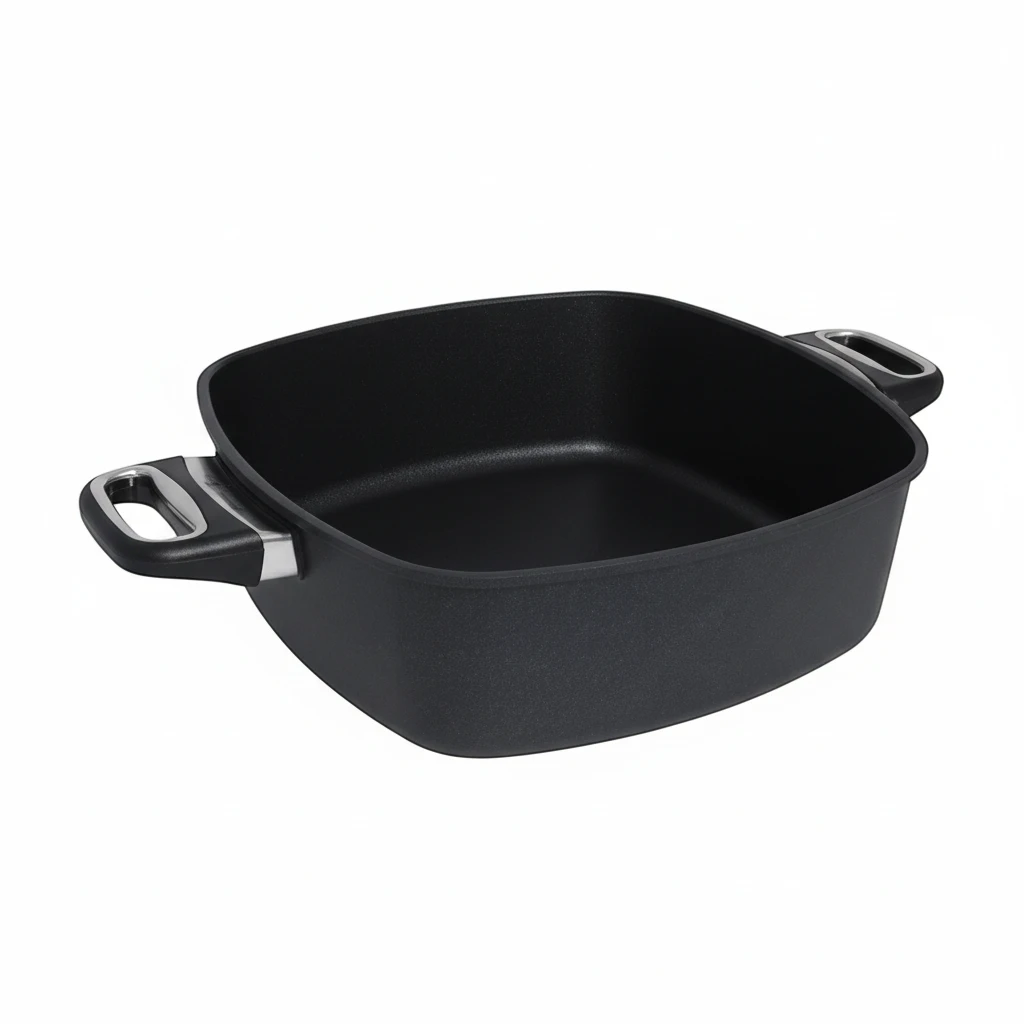 صينية تيتانيوم مربعة Royal Diamond – 28×28 سم ارتفاع 9 سم صينية تيتانيوم مربعة Royal Diamond – 28×28 سم ارتفاع 9 سم