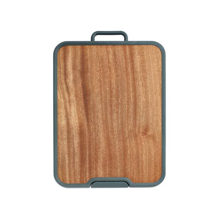 ⁦لوح تقطيع وجهين خشب و ستانلس مقاوم للخدوش⁩ - الصورة ⁦3⁩