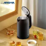 ⁦غلاية مياه كهربائية أرشيا – لون أسود أنيق⁩ - الصورة ⁦2⁩