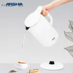 ⁦غلاية مياه كهربائية أرشيا الألمانية – لون أبيض أنيق⁩ - الصورة ⁦4⁩