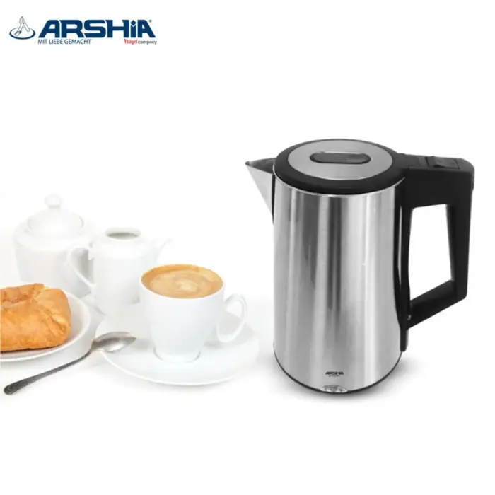 ⁦غلاية مياه كهربائية أرشيا – ستانلس ستيل أنيق⁩ - الصورة ⁦3⁩