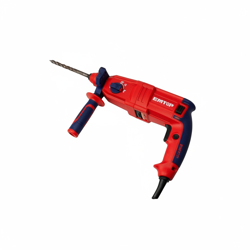 دريل دوّار ودقاق EMTOP – 800 واط قوة حفر وتكسير احترافية دريل دوّار ودقاق EMTOP – 800 واط قوة حفر وتكسير احترافية