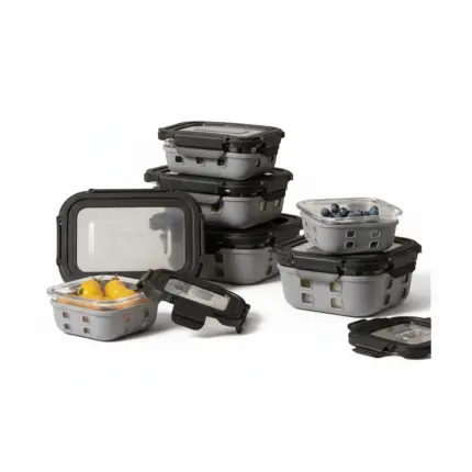 طقم حافظات تخزين زجاج فاخر 7 قطع