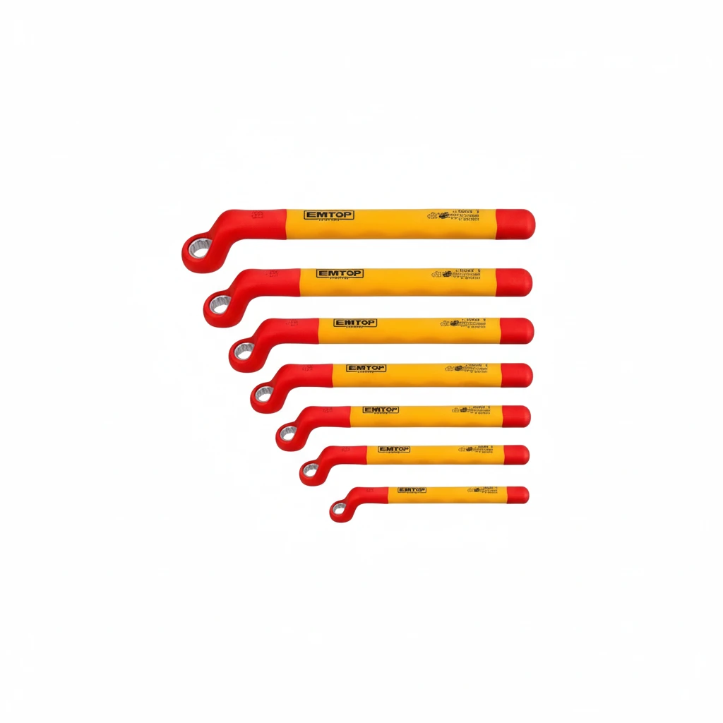 طقم مفاتيح حلقية معزولة EMTOP – أمان كامل حتى 1000 فولت طقم مفاتيح حلقية معزولة EMTOP – أمان كامل حتى 1000 فولت