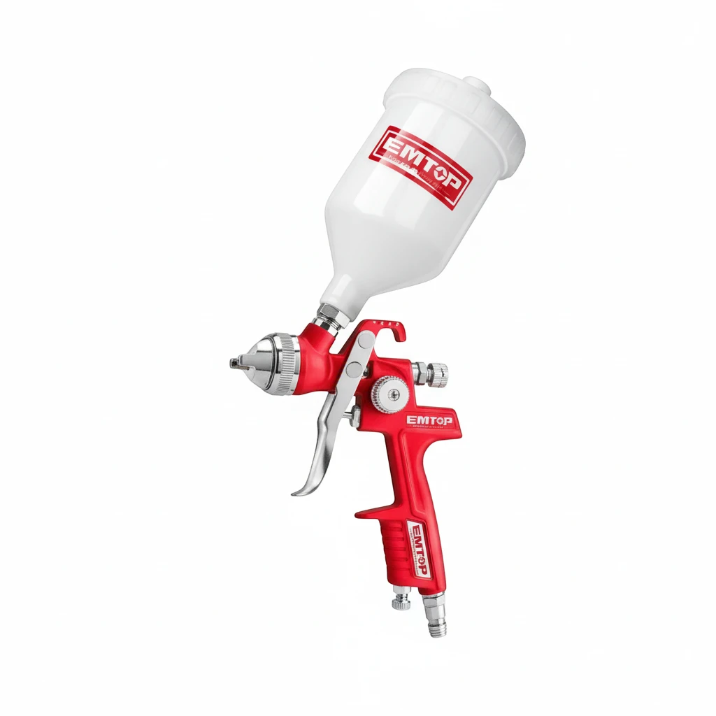 مسدس رش بويا هوائي EMTOP | تشطيب احترافي ودقة عالية مسدس رش بويا هوائي EMTOP | تشطيب احترافي ودقة عالية