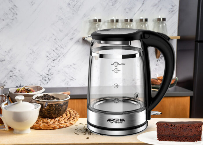 غلاية زجاجية من أرشيا – جدار مزدوج + تحكم Strix